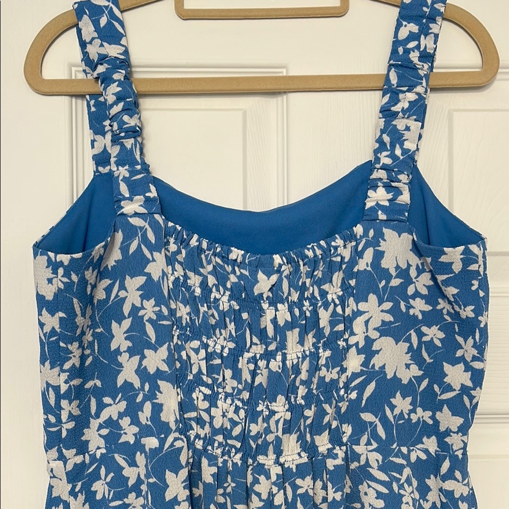52seven Blue and White Floral Sundress - Picture 7 of 8